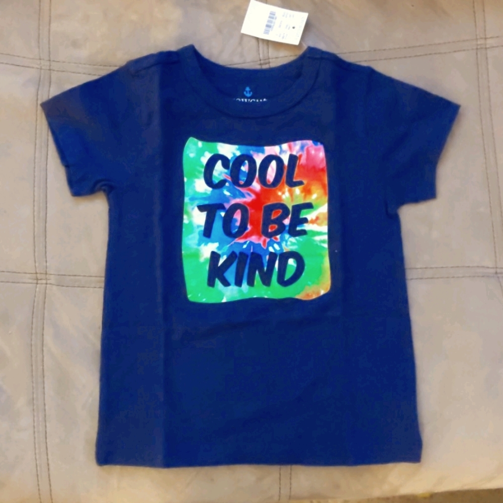 NWT "Cool To Be Kind" Crewcuts graphic tee size 3